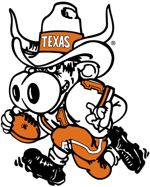 Texas Longhorns 1981-2002 Mascot Logo diy fabric transfers